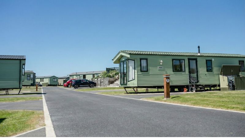 Owners-only caravan holiday home park.