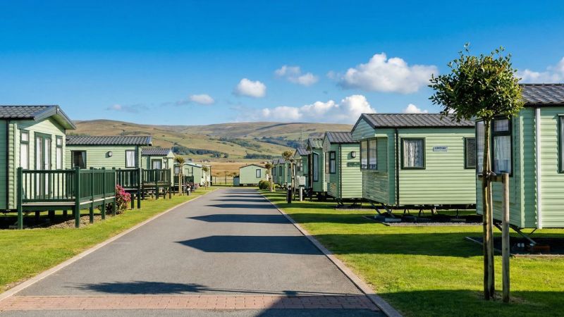 Owners-only static caravan holiday home park.