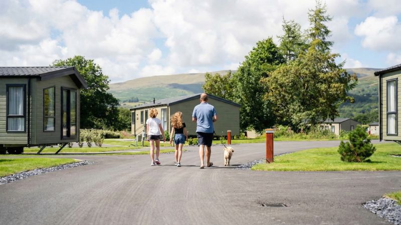 owners-only static caravan park in Wales.