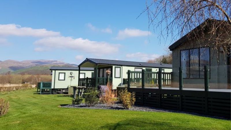 Holiday lodge in Mid Wales, Machynlleth.