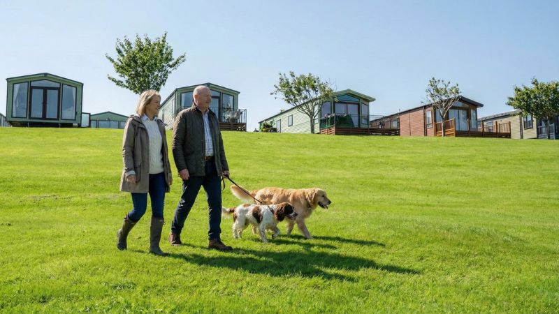 Pet-friendly holiday home ownership park near Shrewsbury on the Welsh borders.