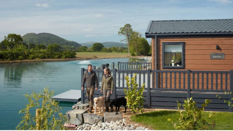 Peaceful owners-only caravan park at Green Meadow, Aberystwyth, Mid Wales