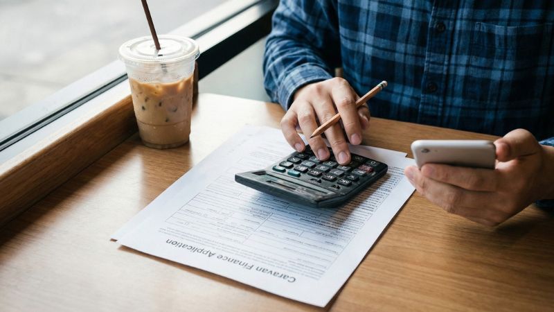 Budgeting for static caravan ownership costs including site fees, finance repayments and running costs