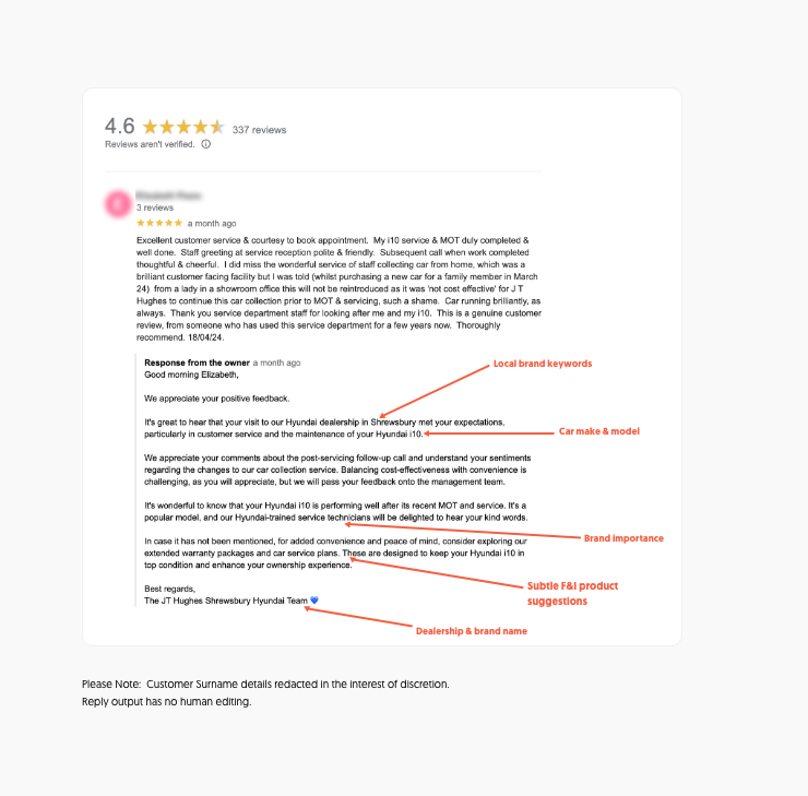How to SEO optimise Google Reviews
