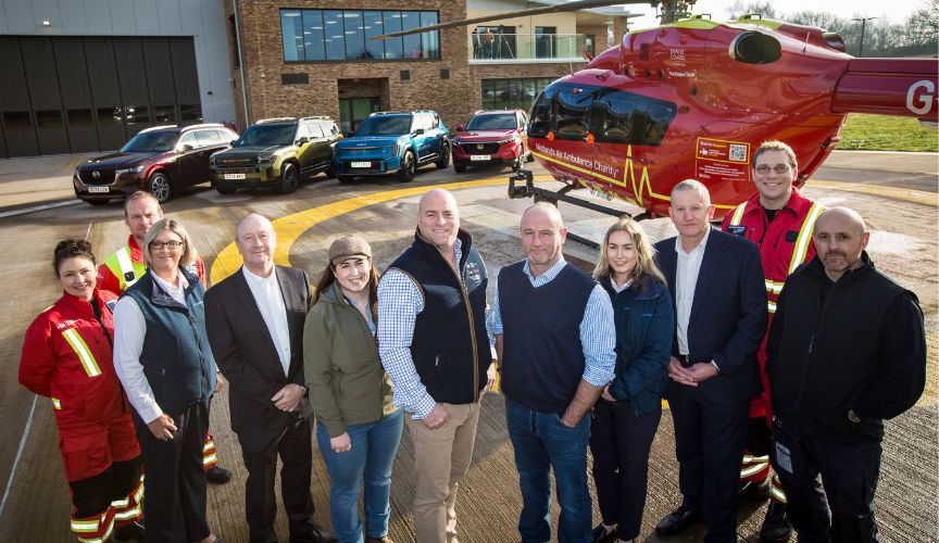 JT Hughes Sponsorship of Air Ambulance