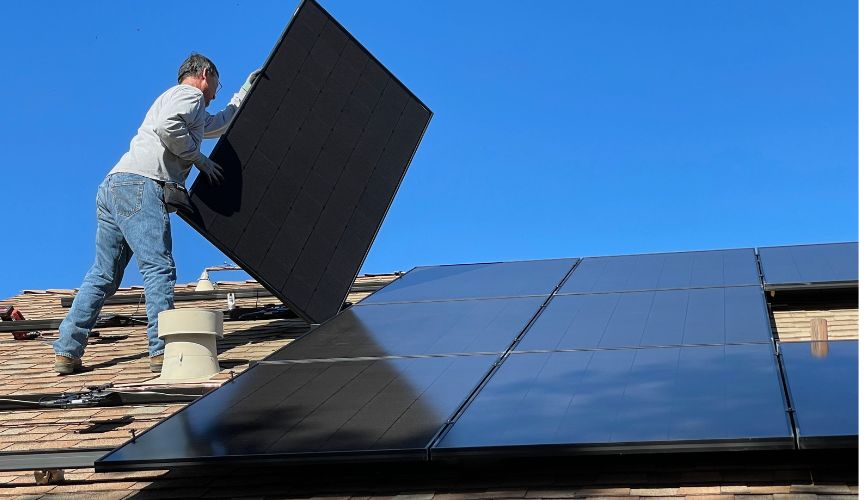 Solar panels for EV savings