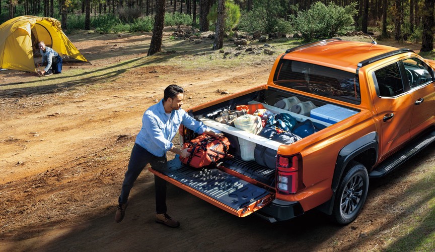 Mitsubishi L200 loadbed capacity