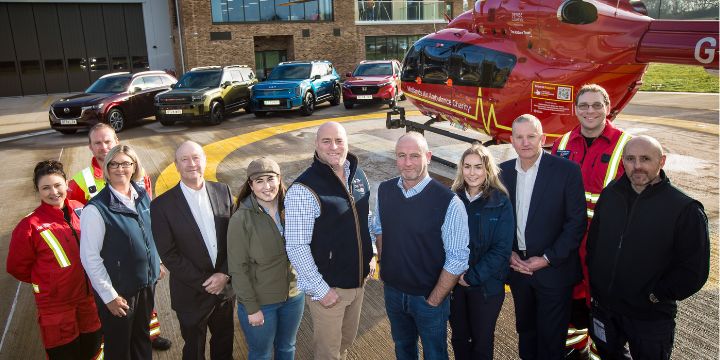 JT Hughes Sponsorship of Air Ambulance